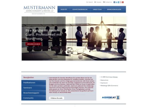 webseite für anwälte