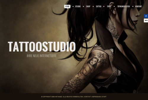 Webseiten für Tattoostudio