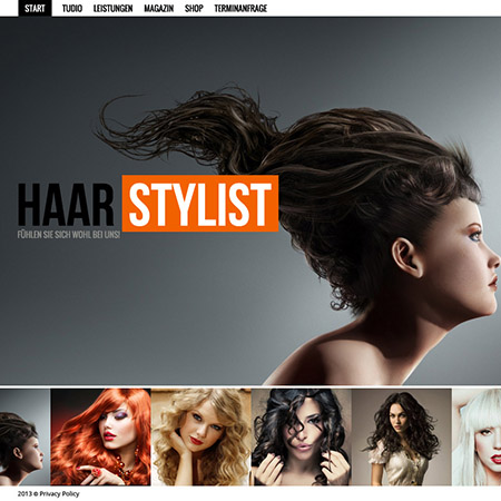 internetseite erstellen firseursalon hairstylisten webdesign wordpress